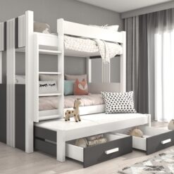 Ágy emeletes három személyes ARTEMA 180x80