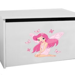 Játék láda DARIA játéktároló láda - Fehér Fehér