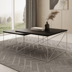 Licco 2in1 dohányzóasztal - Fehér Fehér