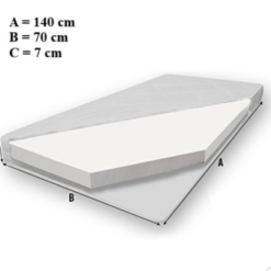 Gyerekágy Ágy matraccal és fiókkal BEAR BLUE 140x70 - Kék