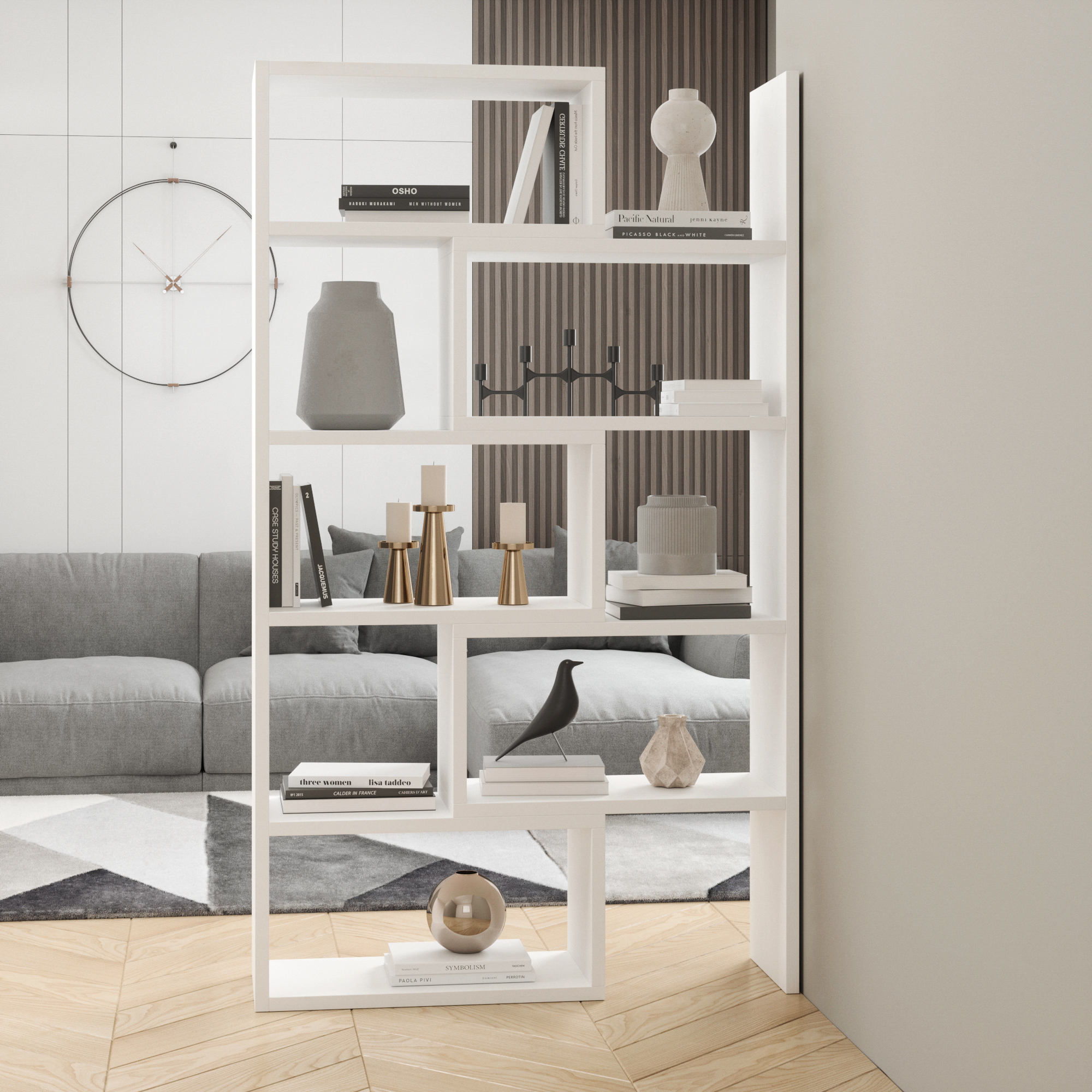 Polc KARMELO - Fehér Polc KARMELO