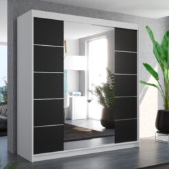 Üveges tolóajtós szekrény DALMATIA 200