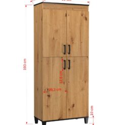 Gardrób Szekrény POLA 17 - Művész Művész