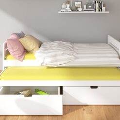 Ifjúsági ágy Dupla ágy matracokkal TOMI 200x90 - Tölgyfa