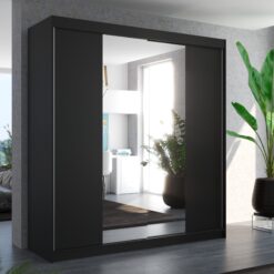 Üveges tolóajtós szekrény PERQS 200