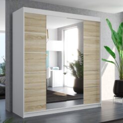 Üveges tolóajtós szekrény DALMATIA 200