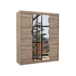 Tolóajtós gardrób Tolóajtós szekrény KANSAS 180 - Trüffel Trüffel