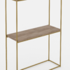 Velo konzol asztalka - Arany Velo konzol