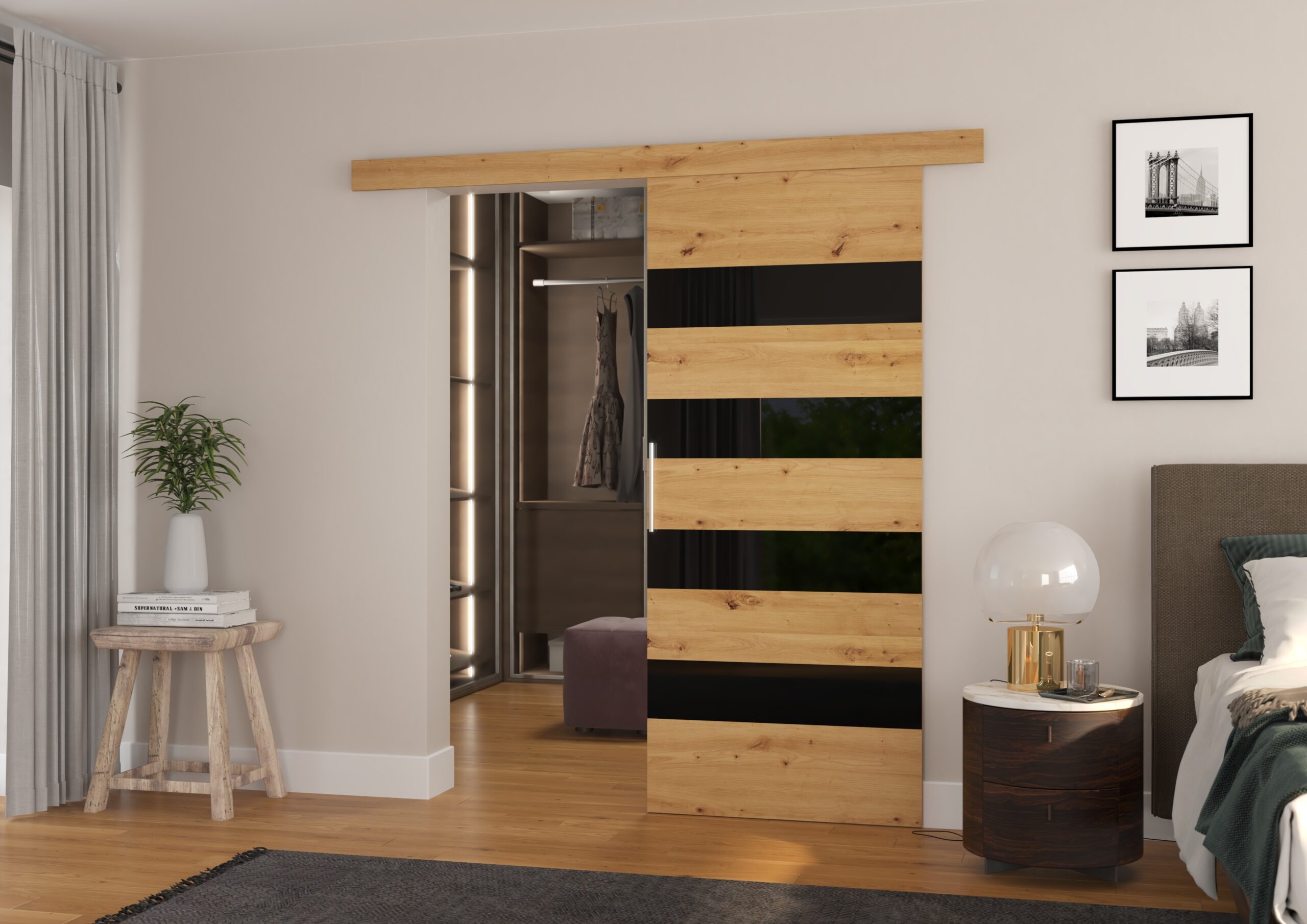 Falra szerelhető tolóajtó MILOU 86 - Artisan Falra szerelhető tolóajtó MILOU 86