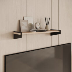 Fali polc Ivi polc - Fekete Fekete