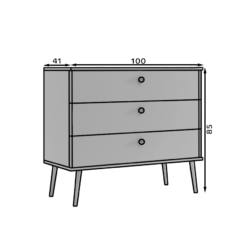 Beni komód - Amat tölgyfa