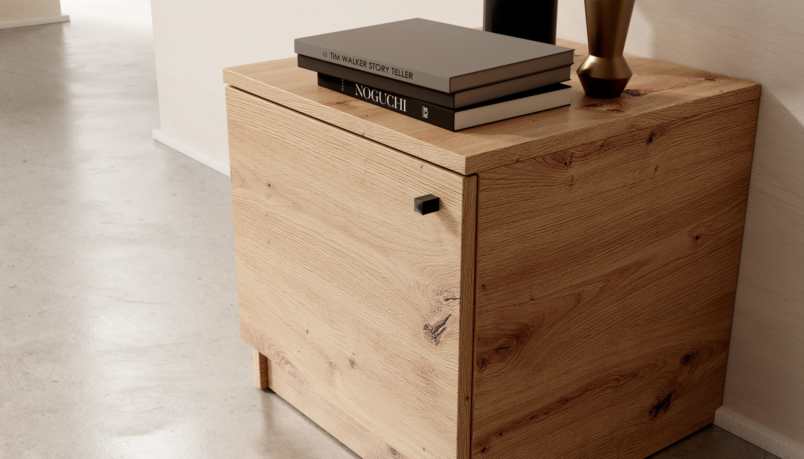 tölgy éjjeliszekrény