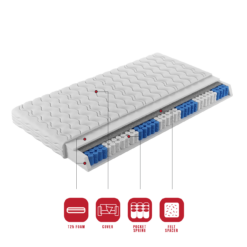 Zsebesrugós matrac MONTI 160x200 cm