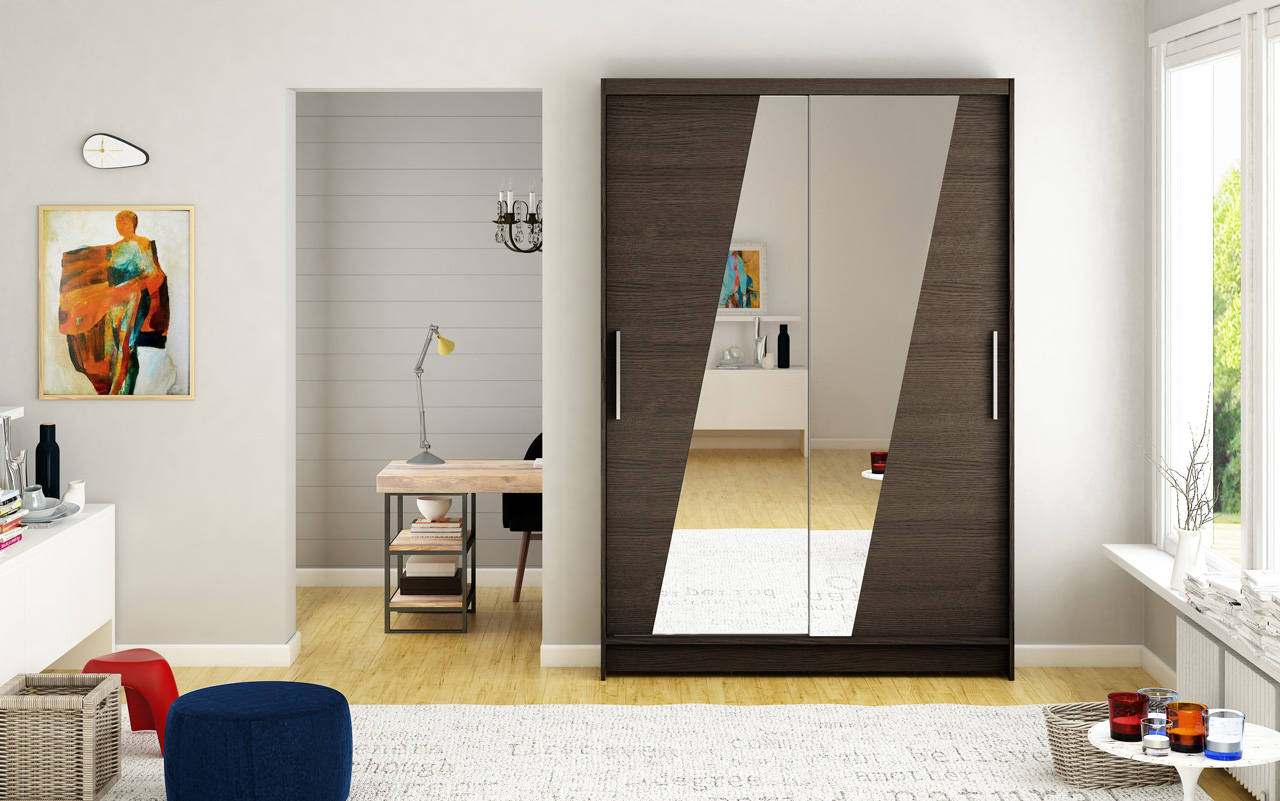 Tolóajtós gardrób Tolóajtós szekrény TEXAS 120 - Csoki Csoki