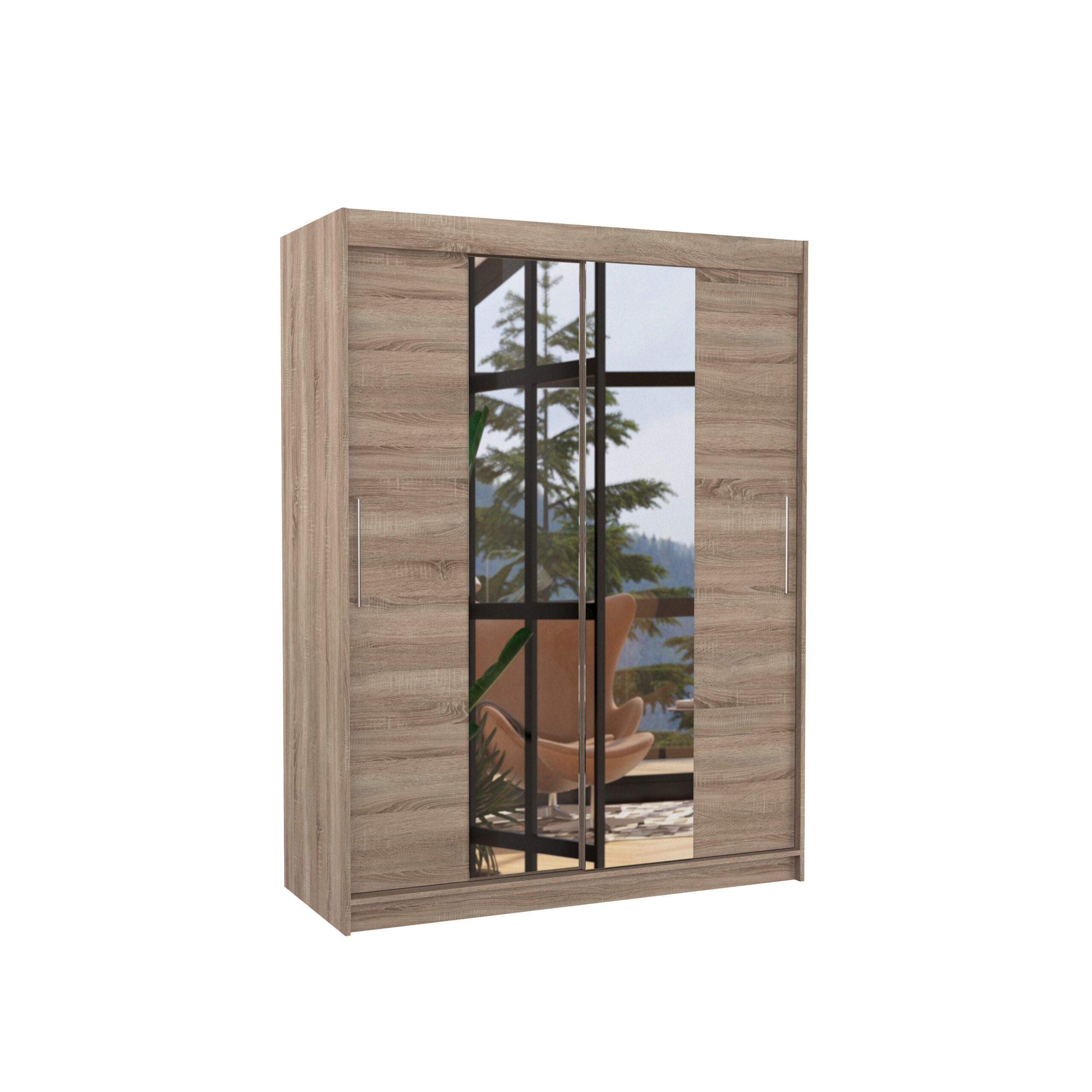 Tolóajtós gardrób Tolóajtós szekrény INESS 150 - Trüffel Tolóajtós gardrób Tolóajtós szekrény INESS 150 - Trüffel - Image 3