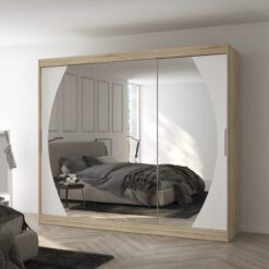 Üveges tolóajtós szekrény CAMBE 250