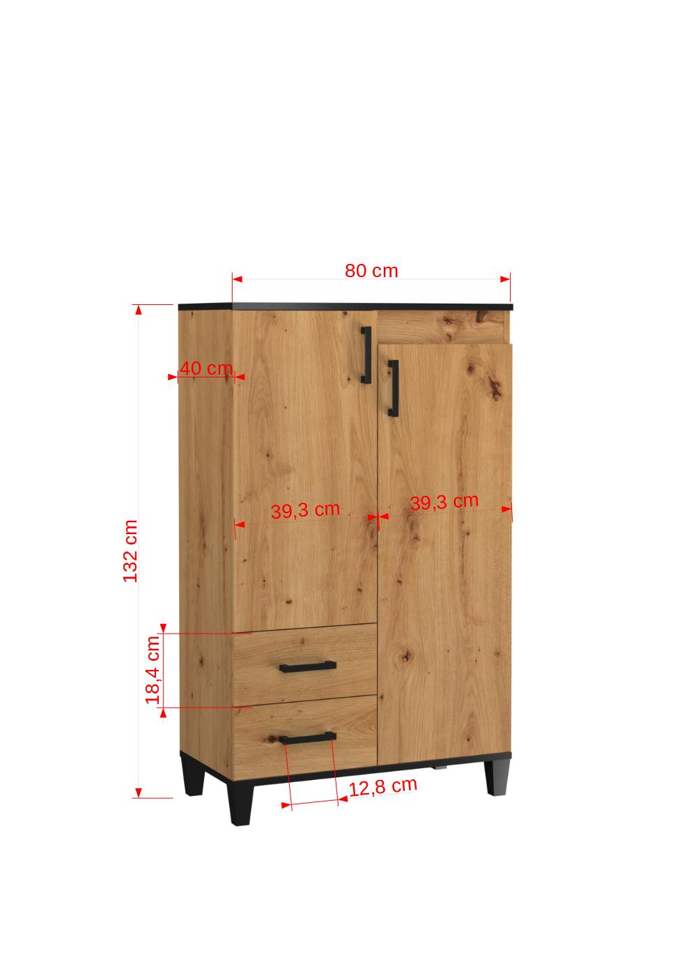 Gardrób Szekrény POLA 15 - Művész Művész