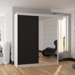 Üveges tolóajtós szekrény VIKI 180