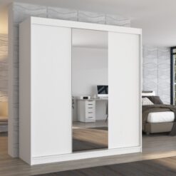 Biztonsági tükrös tolóajtós szekrény SANTIAGO 200