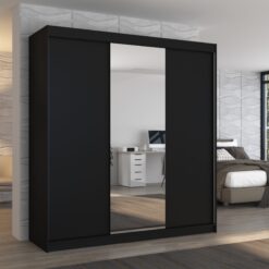 Biztonsági tükrös tolóajtós szekrény SANTIAGO 200