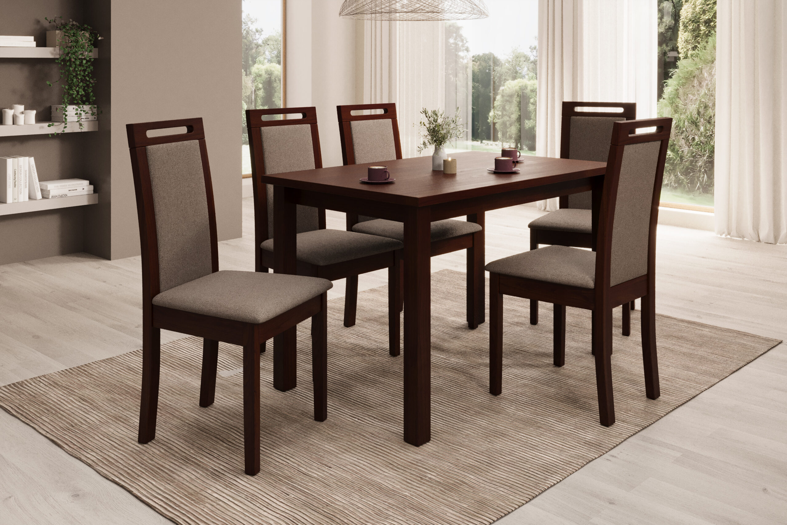 Nola VI szék - Tmavý ořech Tmavý ořech