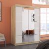 Tolóajtós gardrób Tolóajtós szekrény NORDIC 150 - Sonoma Tolóajtós szekrény NORDIC 150