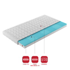 Párna habszivacs matrac CARL 120x200 cm