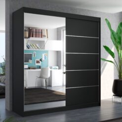 Üveges tolóajtós szekrény OLIVER 200