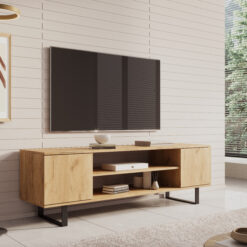 TV szekrény RTV szekrény Lofter 155 cm - Craft tölgy Craft tölgy