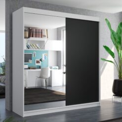 Üveges tolóajtós szekrény DELLA 200