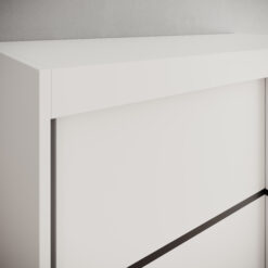 Tolóajtós gardrób Lizi tolóajtós szekrény 120 - Fehér