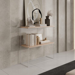 TONI konzol asztalka - Fehér Fehér