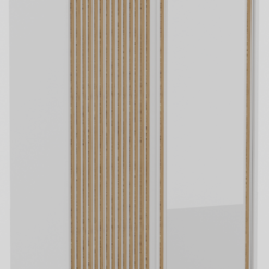 Tolóajtós gardrób DELIA 100 tolószekrény - Fehér Fehér