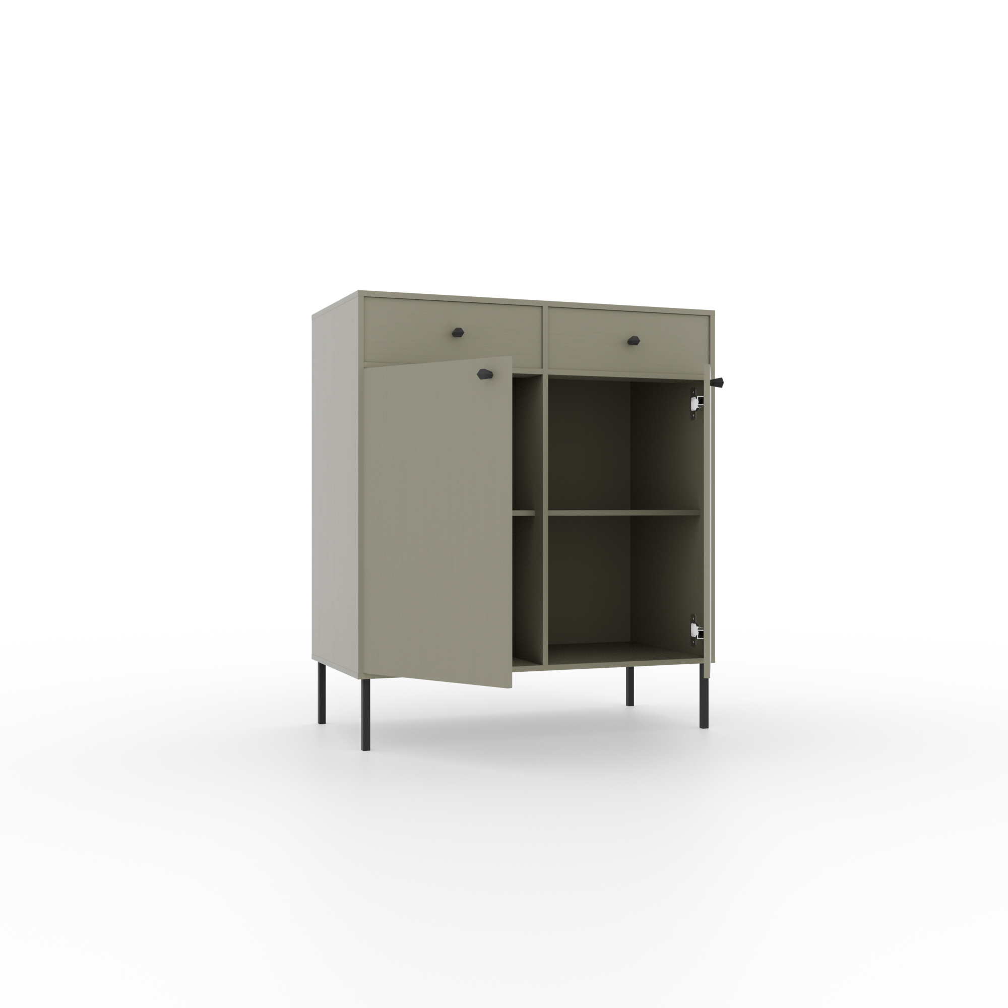 Tili 2D 2S Komód - Eukaliptusz fiókos komód – Tili 2D 2S Komód - Eukaliptusz enteriőr fotó 2