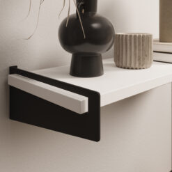 Fali polc Ovo polc - Fekete