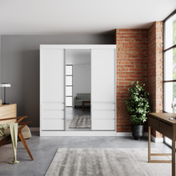 Tolóajtós szekrény tükörrel HAIDAR 180