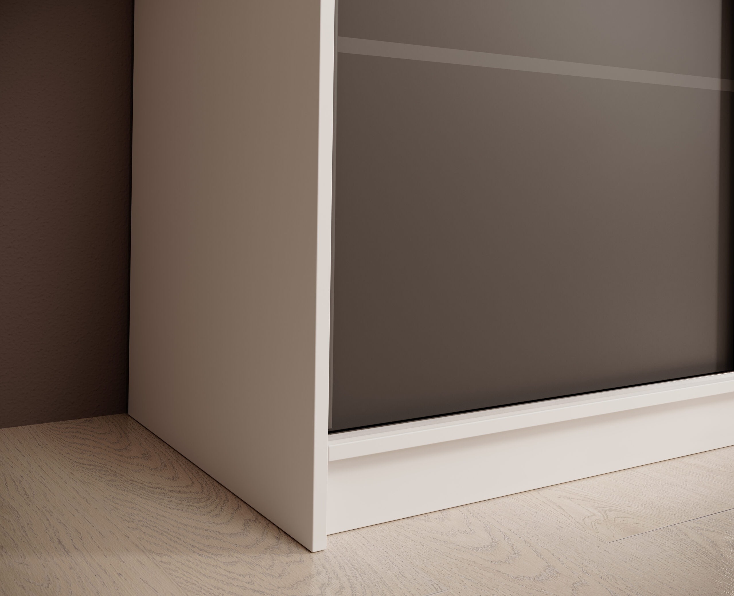 Tolóajtós gardrób Sonic tükrös tolóajtós szekrény 200 - Fehér Tolóajtós gardrób Sonic tükrös tolóajtós szekrény 200 - Fehér - Image 4