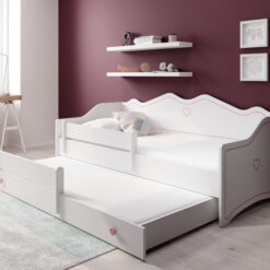 Dupla ágy EMKA II Pink matraccal 160x80