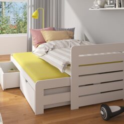 Ifjúsági ágy Dupla ágy matracokkal TOMI 180x80 - Bükk