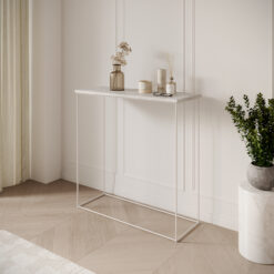 Milan konzol asztalka - Fehér Fehér