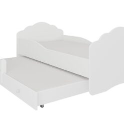 Gyerekágy Kétszemélyes ágy matracokkal CASIMO II 160x80 - Fehér Fehér