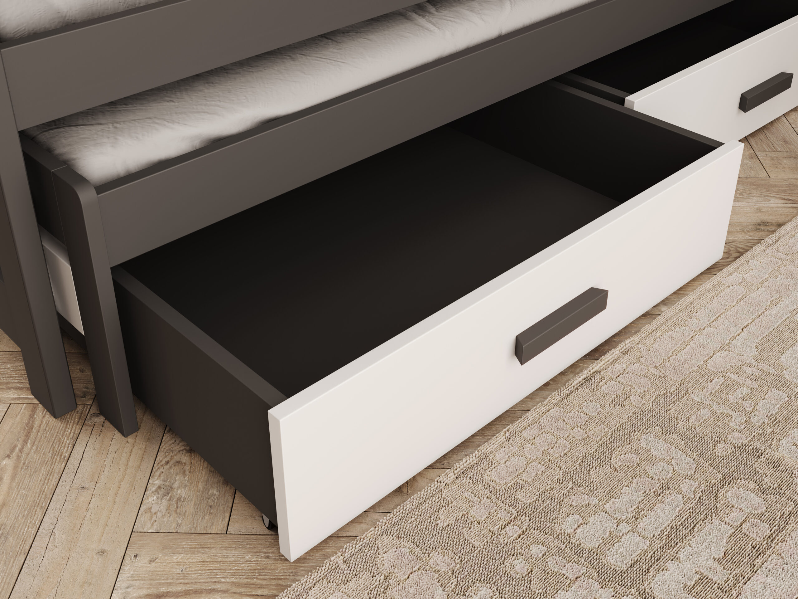 Gyermekágy Jaspis házikó ágy matraccal - Graphit Gyermekágy Jaspis házikó ágy matraccal - Graphit - Image 3