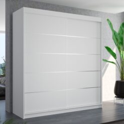 Üveges tolóajtós szekrény ESTEVA 200