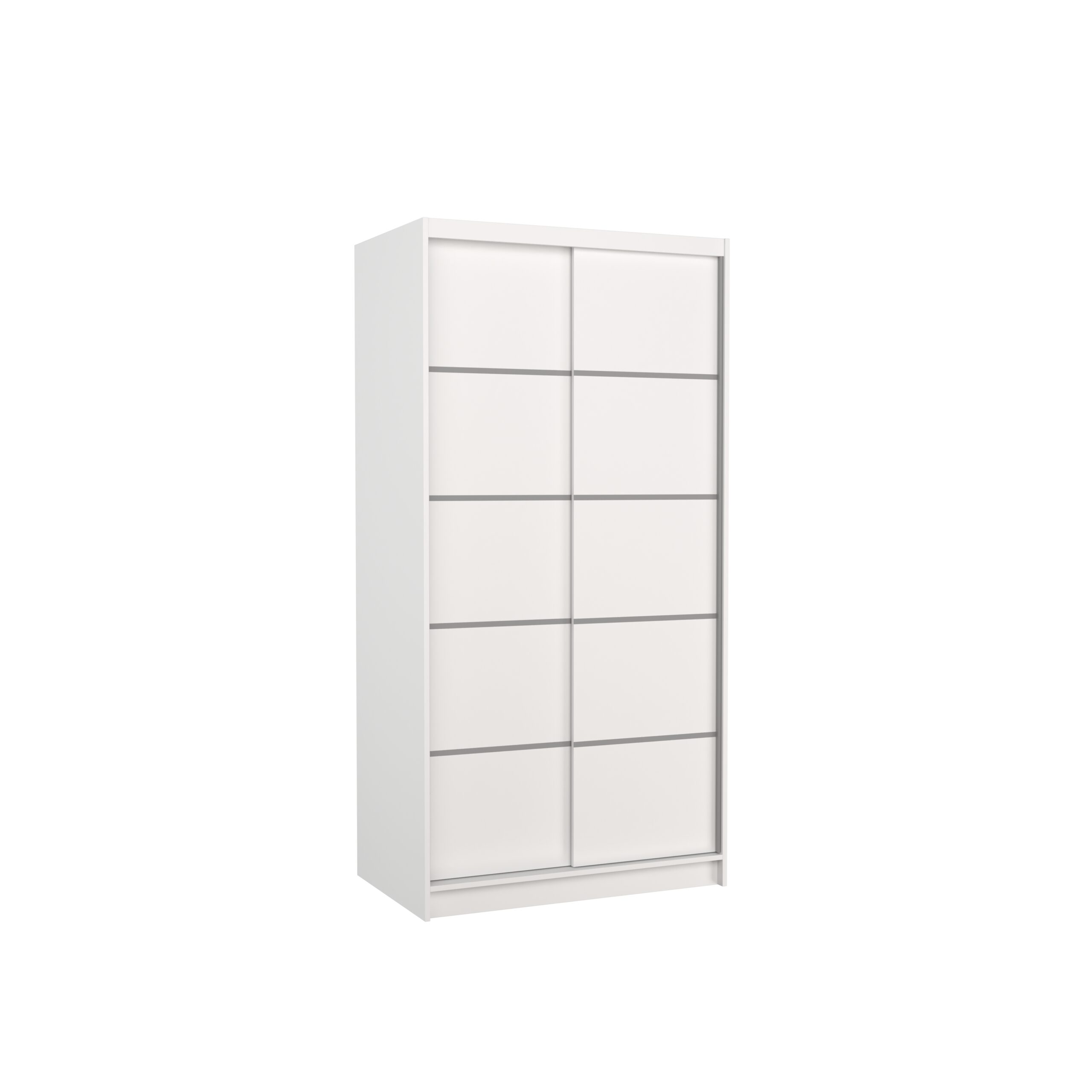 Tolóajtós gardrób Tolóajtós szekrény RIVA 100 - Fehér Fehér