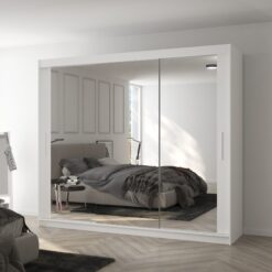 Üveges tolóajtós szekrény CHESTER 250