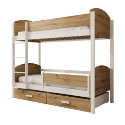 Gyerek emeletes ágy Jori leesésgátlóval 200x90 matraccal