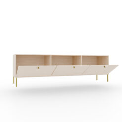 TV szekrény Tili 3D TV-szekrény - Homokbézs