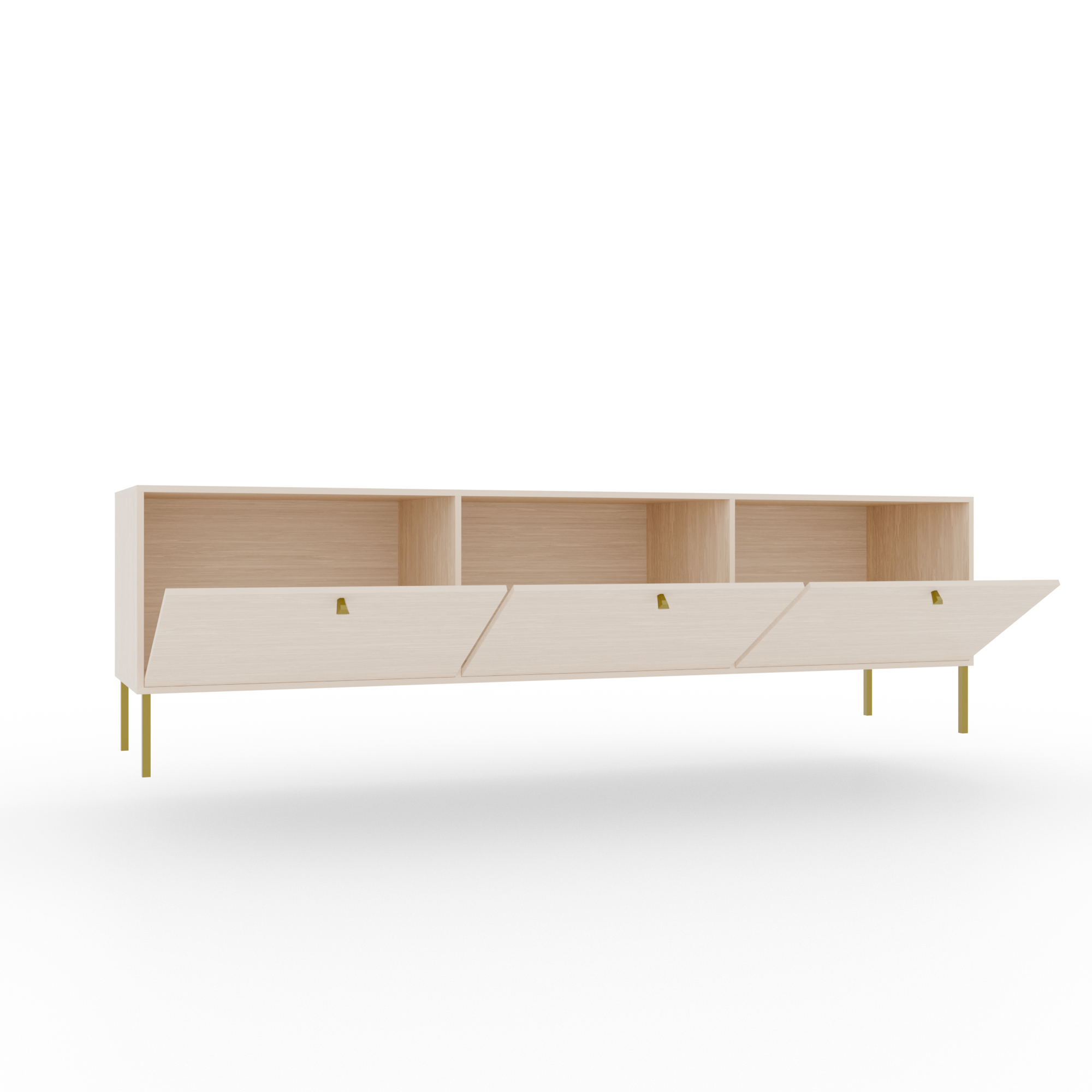 TV szekrény Tili 3D TV-szekrény - Homokbézs TV szekrény Tili 3D TV-szekrény - Homokbézs - Image 3