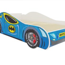 Gyerekágy BATCAR matraccal 140x70 ágy - Kék Kék