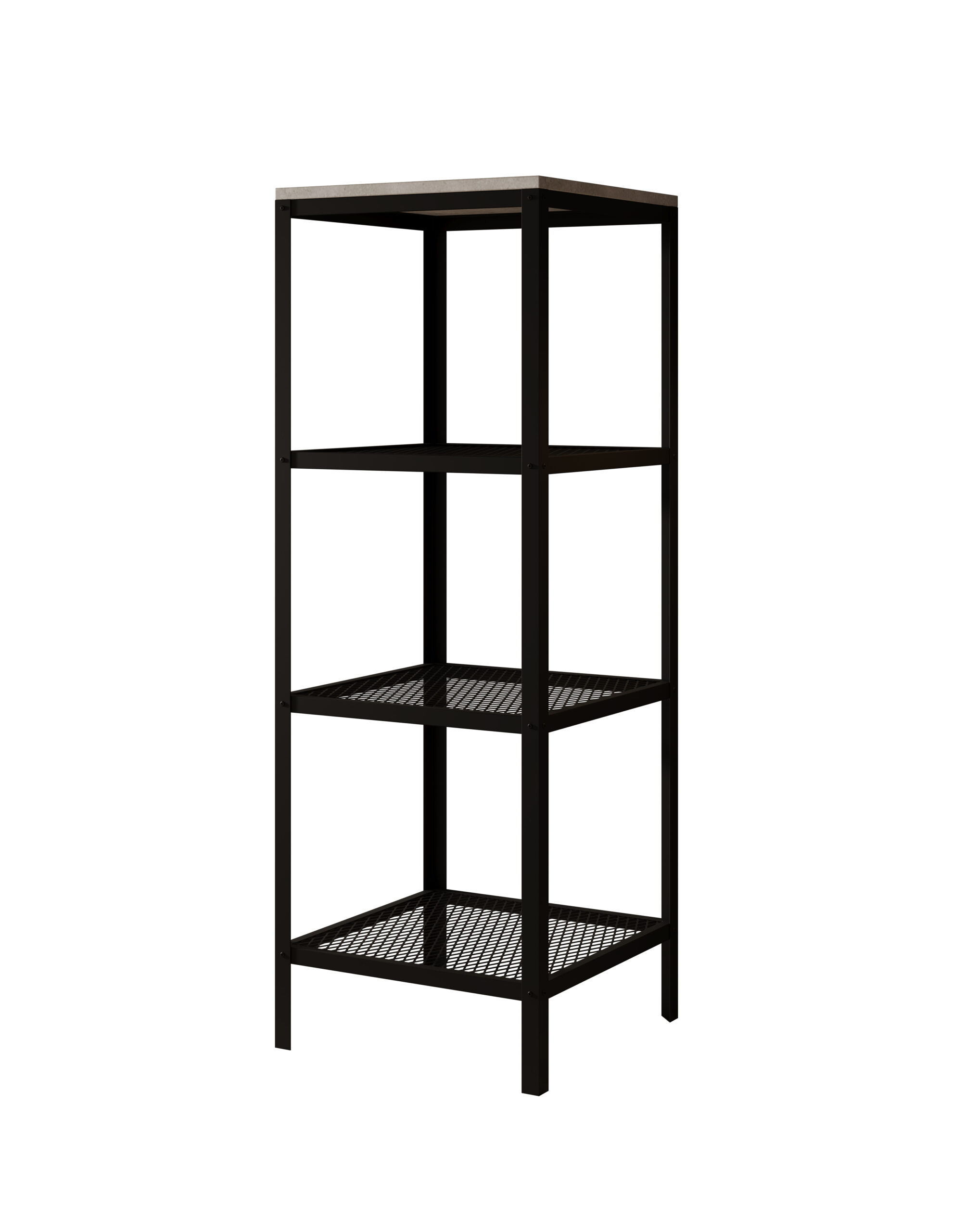 Könyvespolc Reli polc - Fekete Reli polc